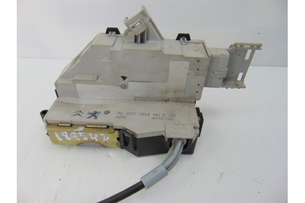 Cerradura puerta trasera derecha, Citroen C4 Berlina Collection 2006, 9660700480