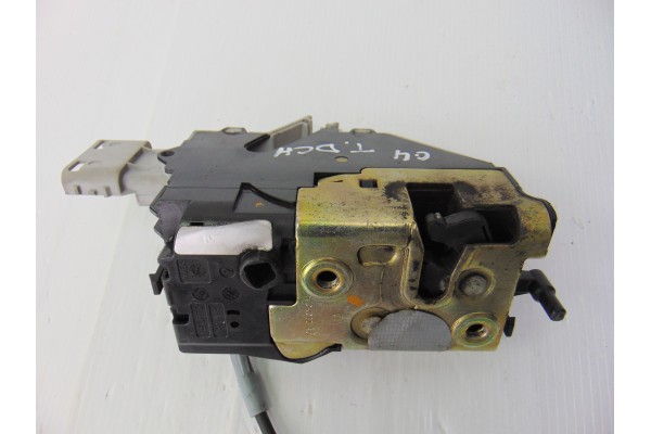 Cerradura puerta trasera derecha, Citroen C4 Berlina Collection 2006, 9660700480
