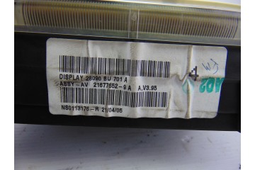 Pantalla multifuncion, Nissan Almera (N16/E) Tekna 2005, 28090BU701A