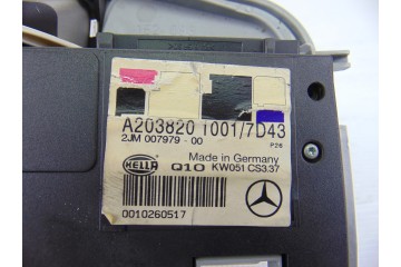 Luz interior, Mercedes-benz Clase C (Bm 203) Berlina 220 Cdi (203.006) 2004, A2038201001