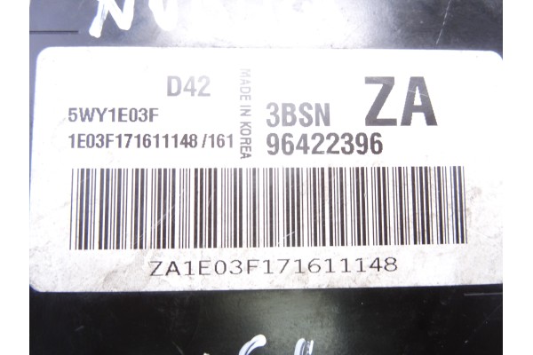 96422396 CENTRALITA MOTOR UCE CHEVROLET NUBIRA WAGON