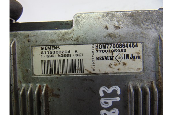 Centralita motor uce, Renault Megane I Berl./ Berl. con Portón (BA0) 1.6e Alize, 7700864454