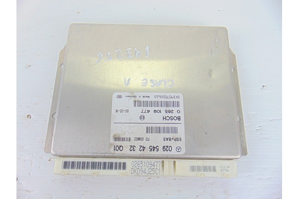 Centralita abs, Mercedes-benz Clase a (Bm 168) 160 (168.033) 2000, 0295454232