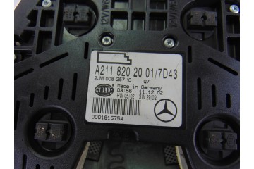 Luz interior, Mercedes-benz Clase e (Bm 211) Berlina E 270 Cdi (211.016) 2003, A2118202001
