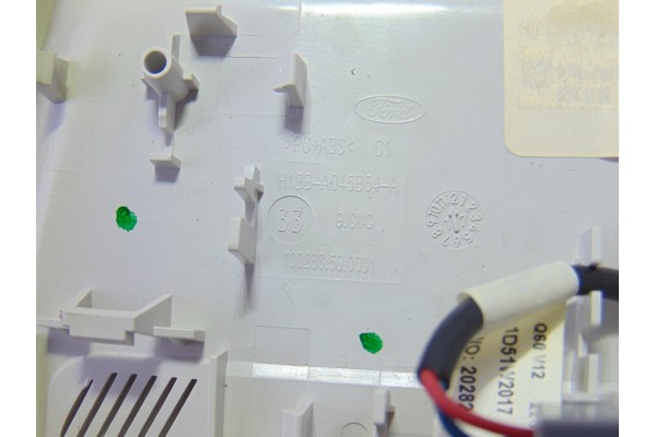 Luz interior, Ford Fiesta (CE1) Trend 2018, H1BB-13776-DE