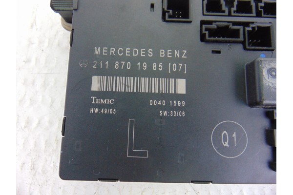 Módulo electrónico, Mercedes-benz Clase e (Bm 211) Berlina E 220 Cdi (211.008) 2006, 2118701985