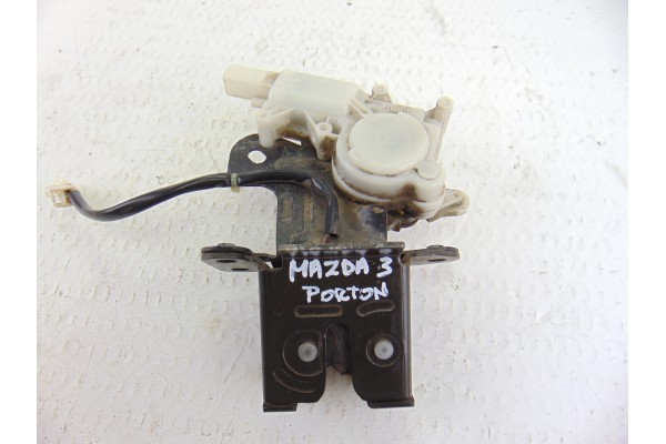 Cerradura maletero / porton, Mazda 3 Berlina (Bk) 1.6 CRDT Active 2007