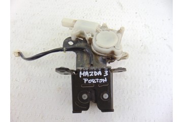 Cerradura maletero / porton, Mazda 3 Berlina (Bk) 1.6 CRDT Active 2007