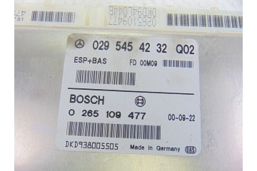 Módulo electrónico, Mercedes-benz Clase a (Bm 168) 170 Cdi (168.008) 2000, 0295454232