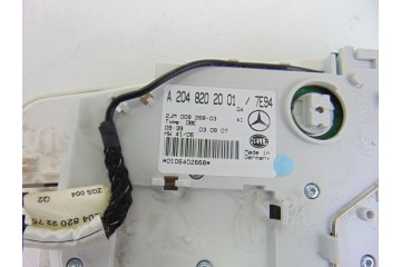 Luz interior, Mercedes-benz Clase C (Bm 204) Berlina C 180 Kompressor (204.046) 2008, A2048202001