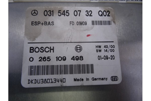 Módulo electrónico, Mercedes-benz Clase e (Bm 210) Berlina 270 Cdi (210.016) 2000, 0315450732