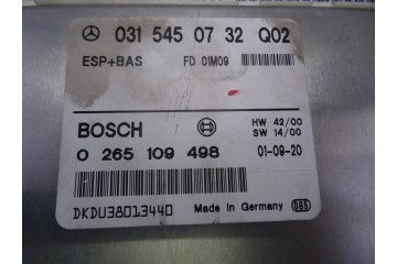 Módulo electrónico, Mercedes-benz Clase e (Bm 210) Berlina 270 Cdi (210.016) 2000, 0315450732