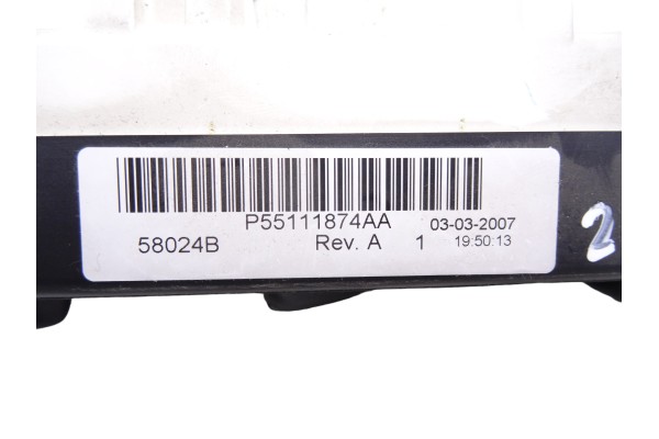 P55111874AA MANDO CALEFACCION / AIRE ACONDICIONADO DODGE CALIBER (PM) S 2007 P55111874AA 212263 DODGE - 2