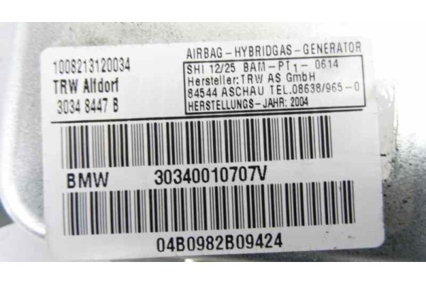 Airbag lateral delantero izquierdo, Bmw Serie X3 (E83) 3.0d 2004, 30348447B