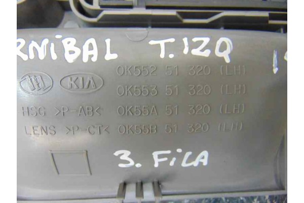 Rejilla aireadora, Kia Carnival Ii (Fl) 2.9 CDRi EX 2002, OK55251320