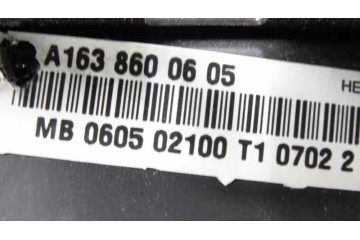 Airbag lateral delantero izquierdo, Mercedes-benz Clase Ml (Bm 163) * 2002, A1638600605