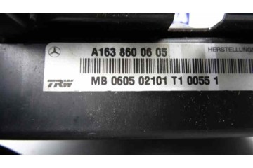 Airbag lateral trasero derecho, Mercedes-benz Clase Ml (Bm 163) * 2002, A1638600605