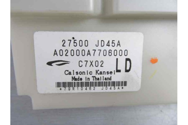 Mando climatizador, Nissan Qashqai (J10) Acenta 2007, 27500JD45A