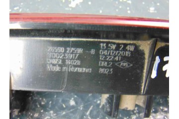 Luz central de freno, Nissan Micra (K14) Acenta 2019, 265902759R