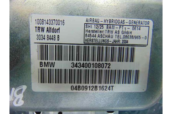 Airbag lateral delantero derecho, Bmw Serie X3 (E83) 3.0d 2004, 30348448B