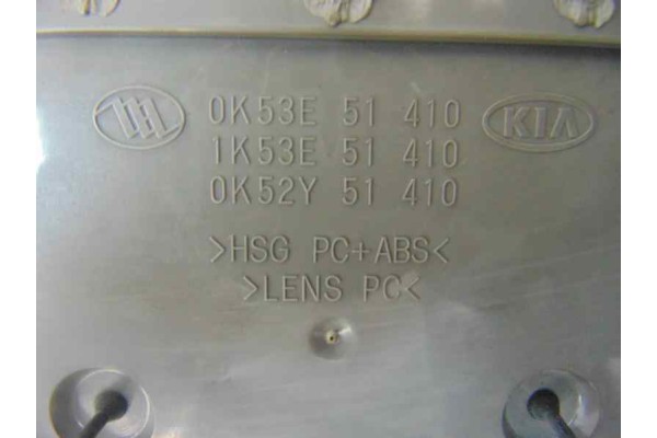 Luz interior, Kia Carnival Ii (Fl) 2.9 CDRi EX 2002, 0K53E51410