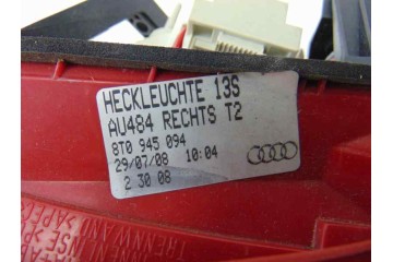 Piloto trasero derecho interior, Audi A5 Coupe (8T) 2.7 Tdi 2010, 8T0945094