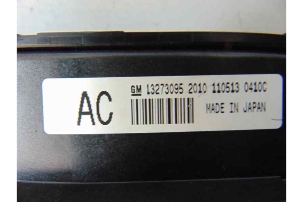 Mando climatizador, Opel Insignia Berlina Cosmo 2011, 13273095