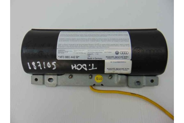 Airbag lateral trasero derecho, Audi A6 Berlina (4F2) 3.0 TDI Quattro (165kW) 2004, 4F0880442B