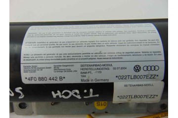 Airbag lateral trasero derecho, Audi A6 Berlina (4F2) 3.0 TDI Quattro (165kW) 2004, 4F0880442B