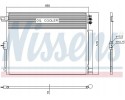 CONDENSER AIR CONDITIONING COOLER 940411 NISSENS Quality of parts according to GVO Q original with factory logo OEM OES