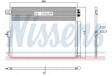 CONDENSER AIR CONDITIONING COOLER 940411 NISSENS Quality of parts according to GVO Q original with factory logo OEM OES