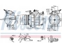 Nissens 890419 Compressor air conditioning Compressor ID 7SBH17C