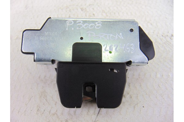 Cerradura maletero / porton, Peugeot 3008 Confort 2009, 9694648680