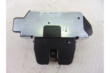 Cerradura maletero / porton, Peugeot 3008 Confort 2009, 9694648680