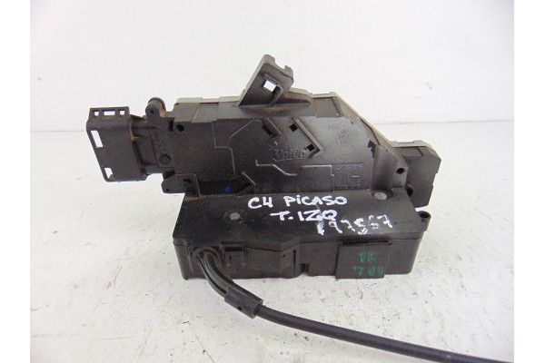 Cerradura puerta trasera izquierda, Citroen Grand C4 Picasso Exclusive 2009