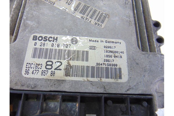 9647785780  CENTRALITA MOTOR UCE PEUGEOT 206 E-Music 9647785780 197229 PEUGEOT - 2