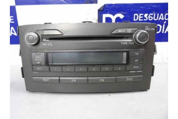 86120-02520 SISTEMA AUDIO / RADIO CD TOYOTA AURIS (E15) Active 2007 86120-02520 167307 TOYOTA - 1