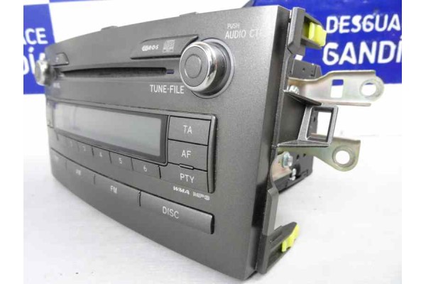 86120-02520 SISTEMA AUDIO / RADIO CD TOYOTA AURIS (E15) Active 2007 86120-02520 167307 TOYOTA - 4