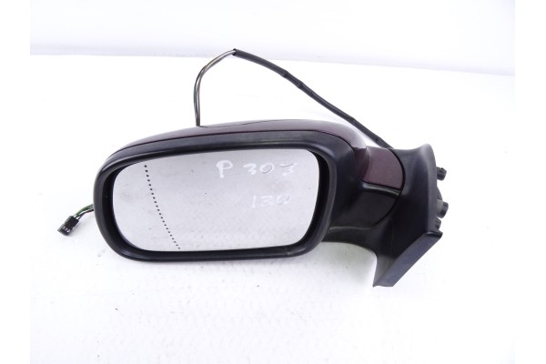Retrovisor izquierdo, Peugeot 307 Cc Cabrio-coupé (S1)(10.2003) 2.0 2004, GRANATE
