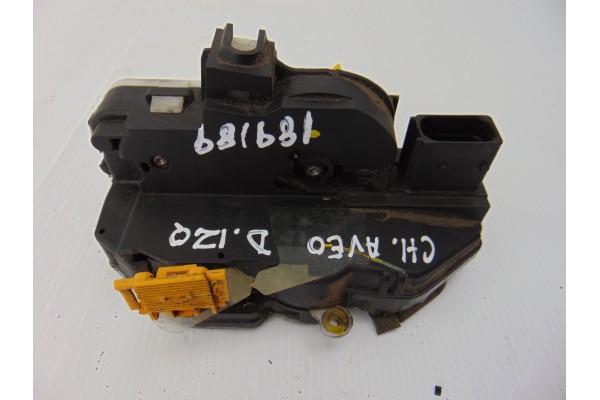 Cerradura puerta delantera izquierda, Chevrolet Aveo Hatchback Lt 2012