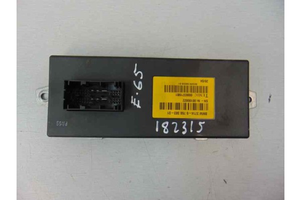 Módulo electrónico, Bmw Serie 7 (E65/E66) 730d 2008, 6768383