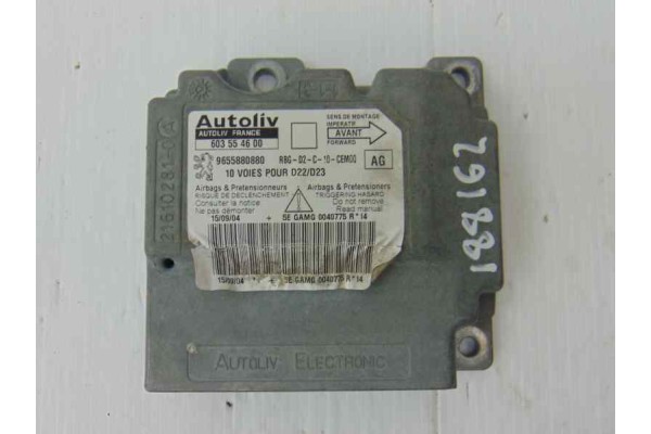 Centralita airbag, Peugeot 407 ST Sport 2004, 9655880880