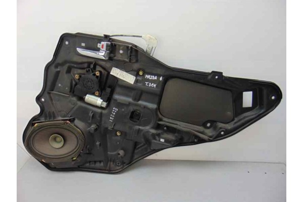 Elevalunas trasero derecho, Mazda 6 Berlina (Gg) 2.0 CRTD 120 Active (5-ptas.) 2004