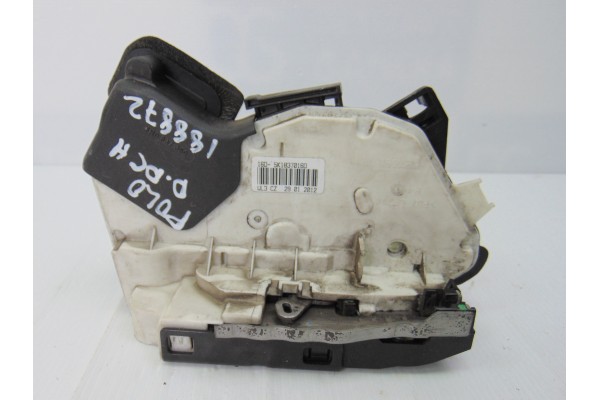 Cerradura puerta delantera derecha, Volkswagen Polo V (6R1) Advance 2012, 5K1837016D