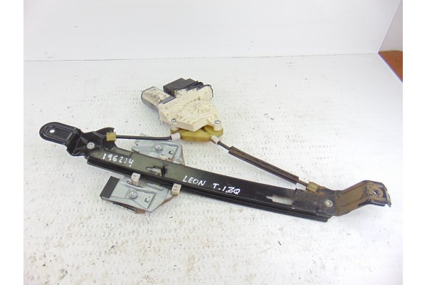 Elevalunas trasero izquierdo, Seat Leon (1P1) Reference 2006
