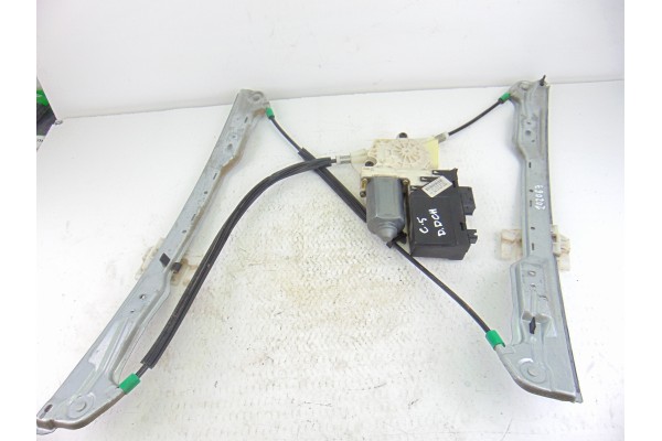 Elevalunas delantero derecho, Citroen C5 Berlina 2.0 HDi SX 2002, 9632531980
