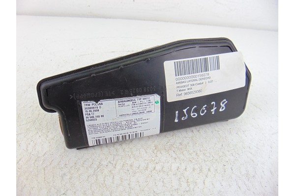 Airbag lateral derecho, Peugeot 308 Confort 2008, 9656529380