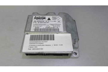 Centralita airbag, Citroen C4 Berlina Collection 2005, 9653493780