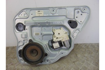 Elevalunas trasero derecho, Volvo S40 Berlina 1.6 D Kinetic 2006, 30739184AC