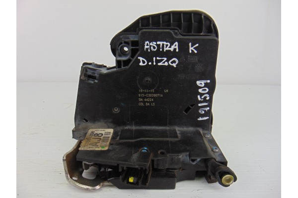 Cerradura puerta delantera izquierda, Opel Astra K Berlina 5P Dynamic Start/Stop 2016, 13594358